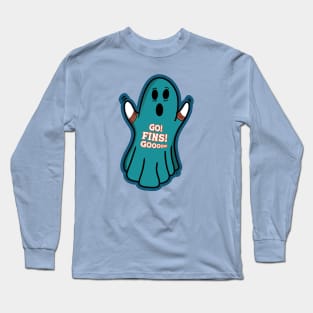 Ghost Miami Dolphins Long Sleeve T-Shirt